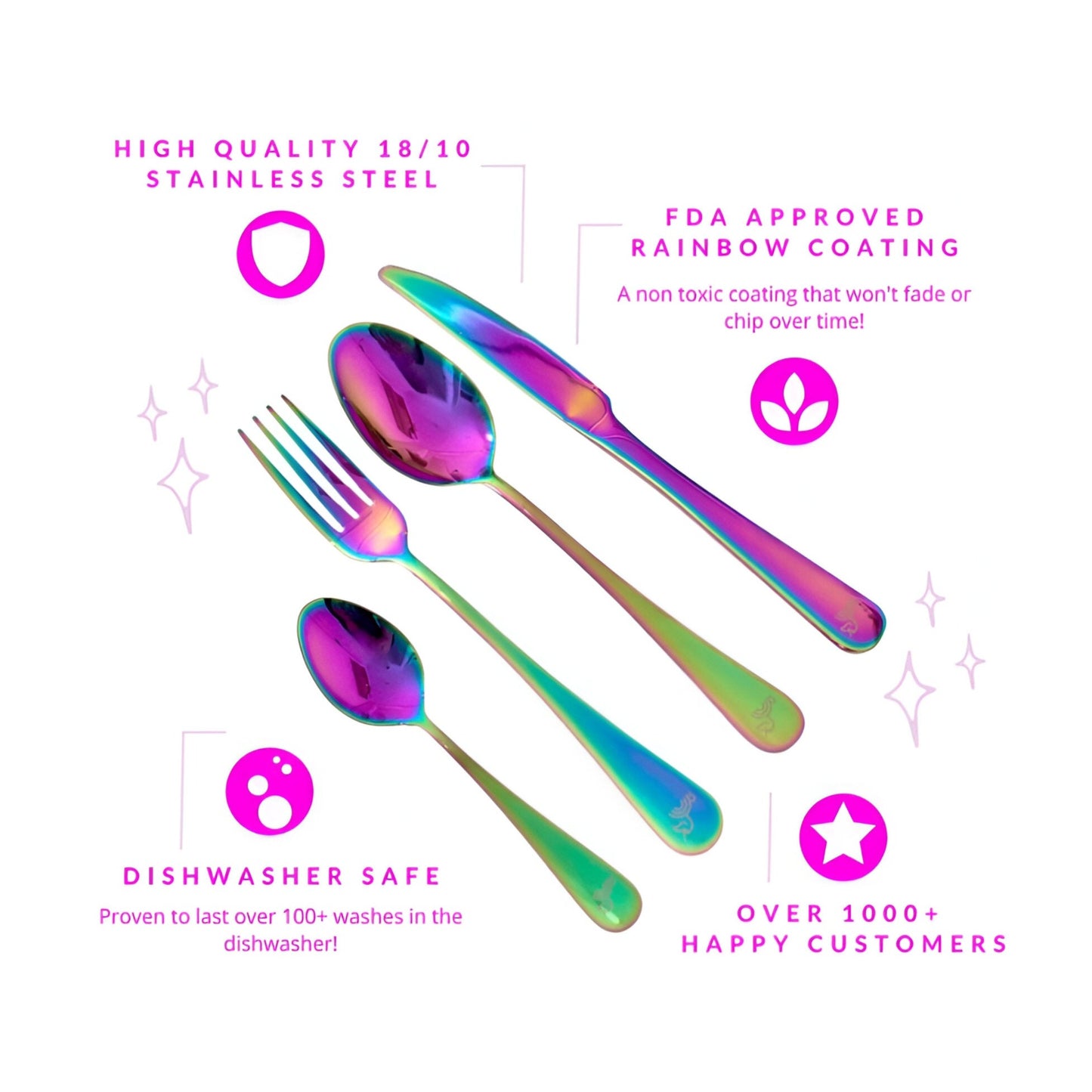Rainbow Cutlery Set