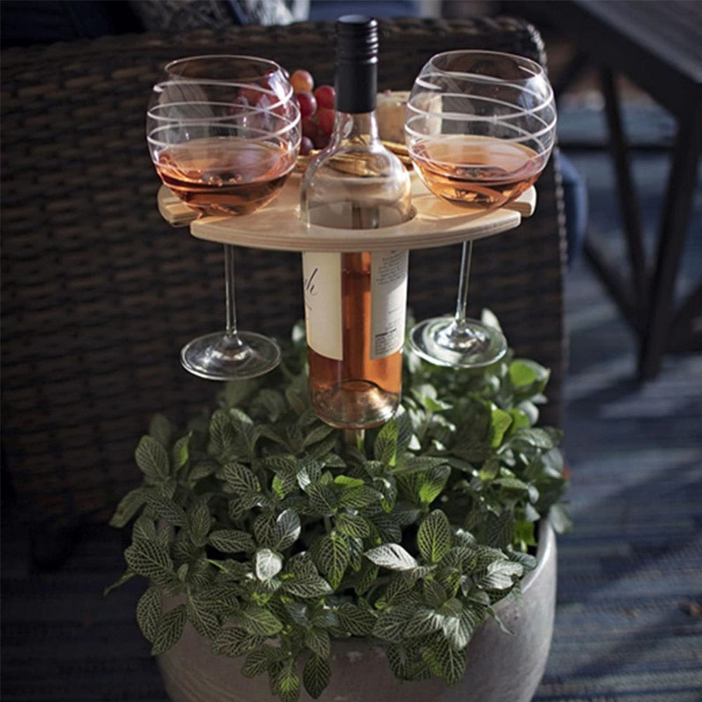 Foldable Wine Table